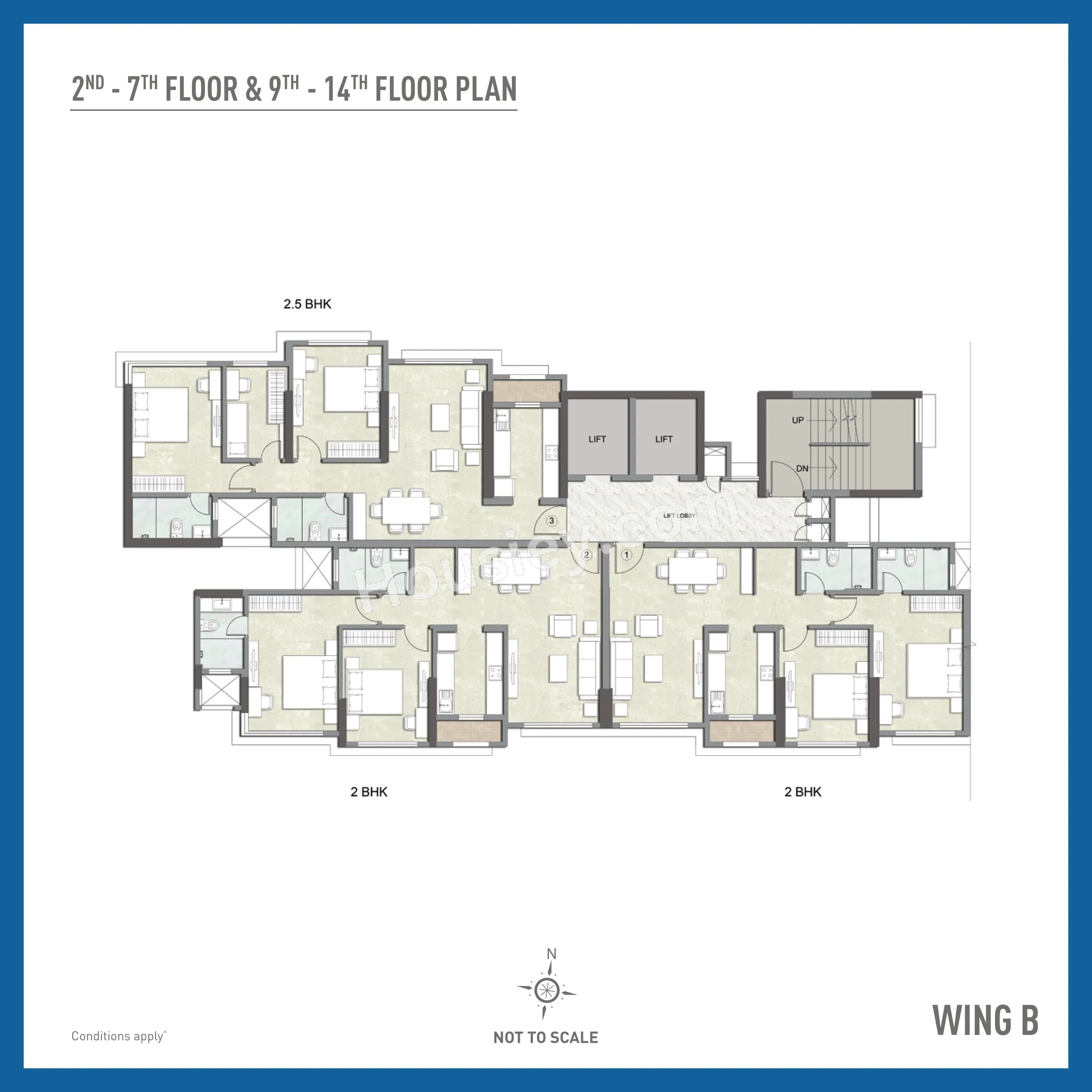 Kalpataru Bliss Floor plan 4